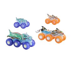 Mattel Hot Wheels monster trucks power smashers tahač a truck / od 3 let