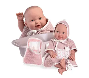 Antonio Juan 50417 MIA - mrkací a čůrající realistická panenka miminko s celovinylovým tělem - 42 cm