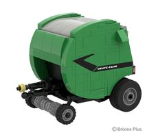 BRIXIES Plus 222.725 DEUTZ-FAHR Varimaster - lis na válcové balíky, 215 k