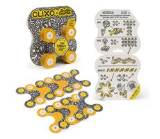 CLIXO Tiny & Mighty Artist Edition (Timothy Goodman) - magnetická stavebnice 9 kusů