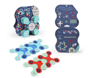 CLIXO Tiny & Mighty Marine - magnetická stavebnice 9 kusů