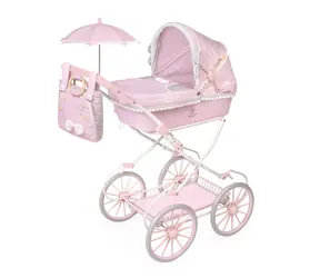 DeCuevas 81075 Skládací kočárek pro panenky s taškou a doplňky Sophie 2025 - 81 cm