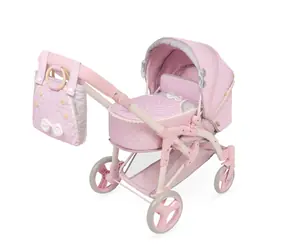 DeCuevas 81675 Skládací kočárek pro panenky 3 v 1 s přenosnou taškou Sophie 2025 - 75 cm