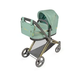 DeCuevas 81773 Skládací kočárek pro panenky 3 v 1 s taškou Capriccio 2025 - 73 cm