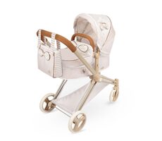 DeCuevas 81778 Skládací kočárek pro panenky 3 v 1 s taškou Verona 2025 - 73 cm