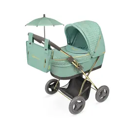 DeCuevas 85073 Skládací kočárek pro panenky se slunečníkem a taškou Capriccio 2025 - 60 cm