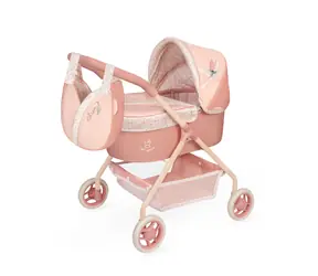 DeCuevas 86074 Můj první kočárek pro panenky s taškou Tulipe 2025 - 56 cm