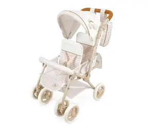 DeCuevas 90378 Skládací kočárek pro dvojčata panenky s taškou Verona 2024 - 72 cm