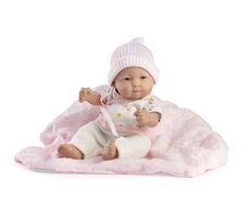 Guca 855 NEW BORN HOLČIČKA - realistická panenka miminko s celovinylovým tělem - 25 cm