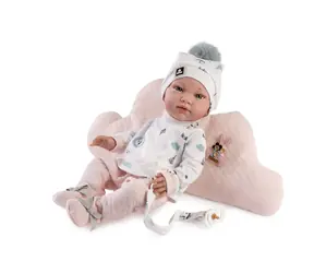 Guca 944 New BORN HOLČIČKA  - realistická panenka miminko s celovinylovým tělem - 42 cm