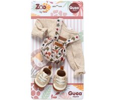 Guca OP900 obleček pro opičku miminko REBORN velikosti 32 cm s botičkami