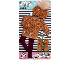 Guca P859 obleček pro panenku PENELOPE velikosti 34 cm s botičkami