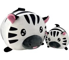 Magic Baby Zebra - maminka s mláďátkem - set plyšových hraček 20 a 40 cm