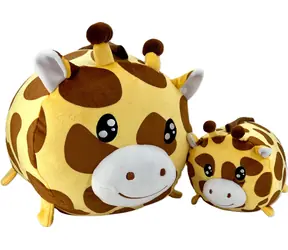 Magic Baby Žirafa - maminka s mláďátkem - set plyšových hraček 20 a 40 cm