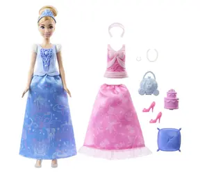 Mattel Disney princess panenka a pohádkové oblékání - popelka / od 3 let