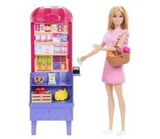 Mattel Barbie panenka malibu nakupuje herní set / od 3 let