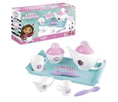 Smoby Gabby´s Dollhouse Čajový set s tácem / od 3 let