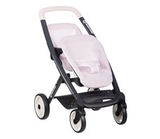Smoby Sportovní kočárek pro panenky dvojčata Maxi Cosi světle růžová / od 3 let