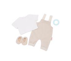 LullaBaby Kalhoty pro panenku s tričkem a doplňky / od 2 let