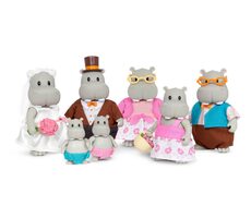 Li‘l Woodzeez Rodina hrochů svatební Pitterpotemus / od 3 let