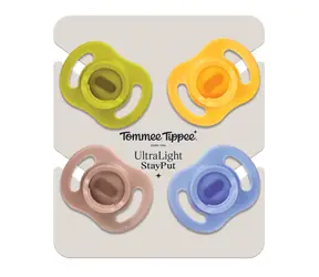 Tommee Tippee Silikonový Dudlík Ultra-light 6-18m, 4 ks, BOY 