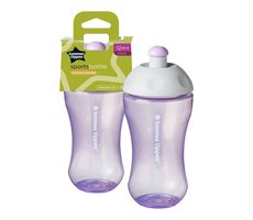 Tommee Tippee Sportovní lahev 300 ml 12m+, modrá nebo fialová 