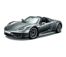 Bburago 1:24 Plus Porsche 918 Spyder Metallic Grey