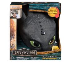Spin Master Jak vycvičit draka maska Bezzubky se zvuky a světly / od 4 let