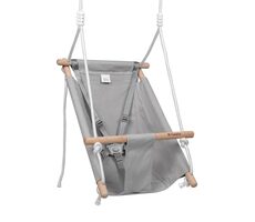 Tulano Hop 40 šedo-bílá / dětská houpačka / Nosnost až 60 kg