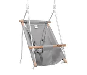 Tulano Hop 40 šedo-bílá / dětská houpačka / Nosnost až 60 kg