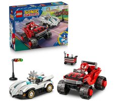 LEGO® Sonic the Hedgehog™ 77118 Silver a jeho auto vs. Knuckles a jeho monster truck / Počet dílků: 378 / od 8 let