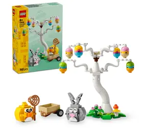 LEGO® Iconic 40808 Velikonoční zajíček, kuřátko a sběr vajíček / Počet dílků: 140 / od 8 let