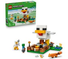 LEGO® Minecraft® 21585 Slepičí farma / Počet dílků: 233 / od 7 let