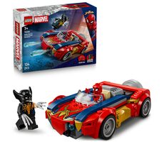 LEGO® | Marvel 76336 Spider-Man a auto vs. venomizovaný Wolverine / Počet dílků: 134 / od 7 let
