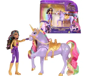 Spin Master Unicorn academy světelný jednorožec a figurka 11 cm Sophia & Wildstar / od 4 let
