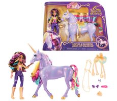 Spin Master Unicorn Academy Světelný jednorožec Wildstar s panenkou Sophií 24 cm / od 4 let