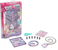 Sticki Rolls Series 2 - nositelný a sdílený samolepicí náramek / 120 mini samolepek - různé barvy a styly / od 5 let
