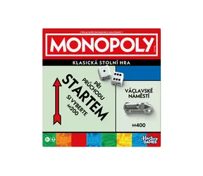 Hasbro Monopoly Classic CZ verze / Délka hry: 90 minut / Počet hráčů: 2-6 / od 8 let