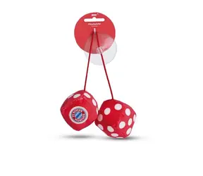 NICI plyš FC BAYERN MÜNCHEN kostka 4x4cm / GREEN kolekce / od 6 měsíců