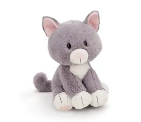 NICI plyš Kočka šedá 20cm / GREEN kolekce / od 0 měsíců