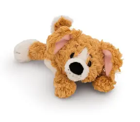 NICI plyš Pes hnědý 20cm - ležící / GREEN kolekce / od 0 měsíců