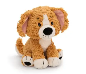 NICI plyš Pes hnědý 20cm - sedící / GREEN kolekce / od 0 měsíců