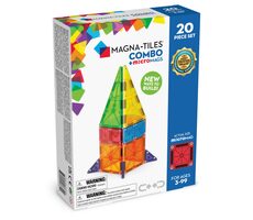 ROZBALENO MAGNA-TILES® Magnetická stavebnice - Combo 20 ks / od 3 let / rozbaleno