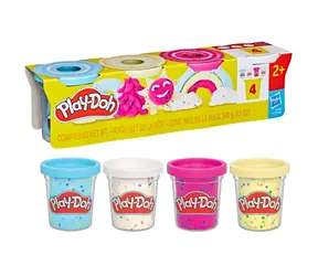 Hasbro Play-Doh 4ks kelímků s konfetami / od 2 let