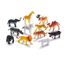 Faunica Zvířátka figurky v tubě - Safari / od 3 let