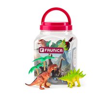 Faunica Zvířátka figurky sada v MEGA tubě - Dinosauři / od 3 let
