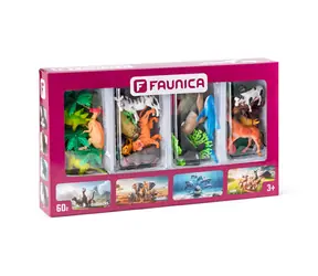 Faunica Planeta zvířat figurky – sada 4 světů / od 3 let