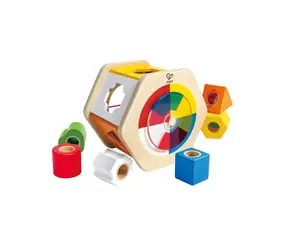 Hape Dřevěná vkládačka s geometrickými tvary / od 12 měsíců