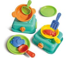 Hape Hračky na písek - Sada bábovek Set Šéfkuchaře / od 18 měsíců 