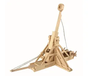 Walachia Dřevěná slepovací stavebnice Trebuchet / od 8 let / 175 dílů / Obtížnost: vysoká